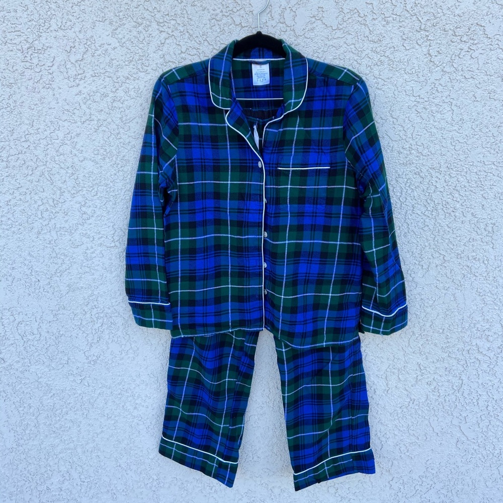 Lands End Flannel Pajama Set